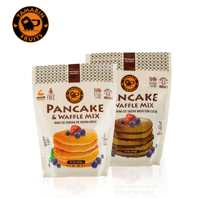 Pancake & Waffle Mix de Sacha Inchi-Despensa-Tamarin Fruits-Vainilla-x 454 gr (Aprox 20 pancakes)-Eatsy Market