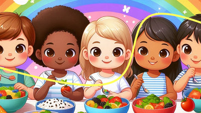 🌈 ¡Los niños comen por colores!: Enséñale a tus hijos