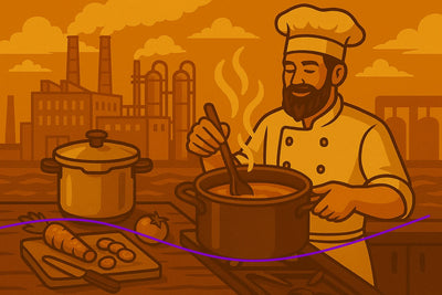 Capítulo 4: "De Calderos a Ollas Rápidas: La Revolución Industrial en la Cocina 🍲⚙️"