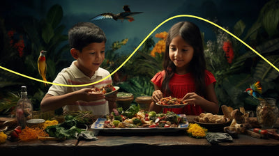 🌈 ¡Los niños comen por colores!: Enséñale a tus hijos