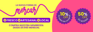 Mercado Eatsy en linea online digital a domicilio de productos locales y artesanales en Medellin. Ser EatsyMember te da beneficios y ahorras en todas tus compras