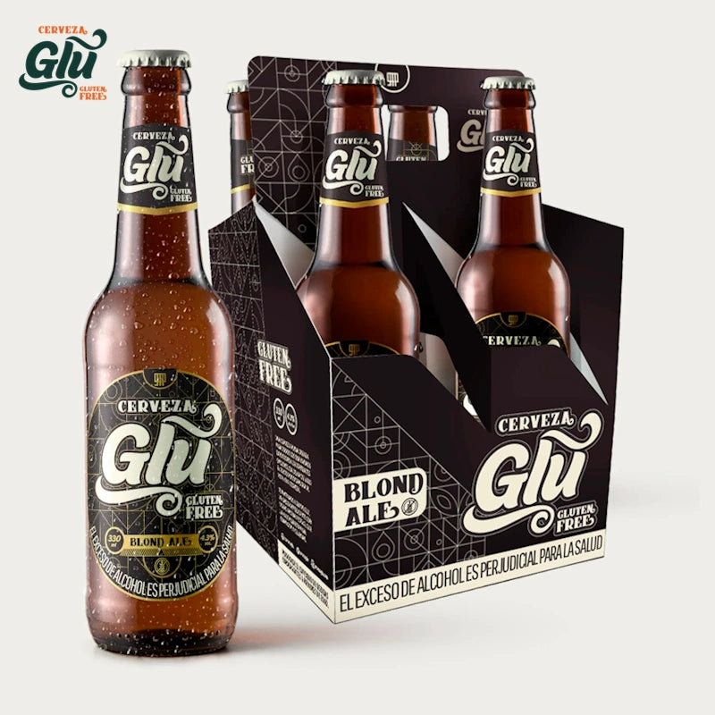 4 Pack Cerveza Sin Gluten Glu (330 ml)-Bar-Glu-Eatsy Market