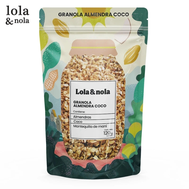 Granola Almendra y Coco x 120 gr-Despensa-Lola & Nola-Eatsy Market