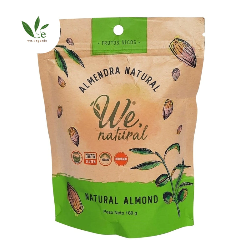 Almendra WeNatural x 180 gr-Pasabocas y Snacks-We.Organic-Eatsy Market