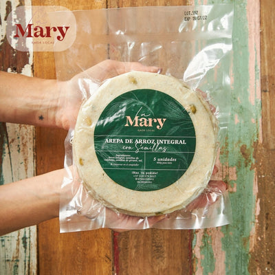 Arepa de Arroz Integral Tipo Tela x 5 und-Cereales y Granos-La Mary-Eatsy Market