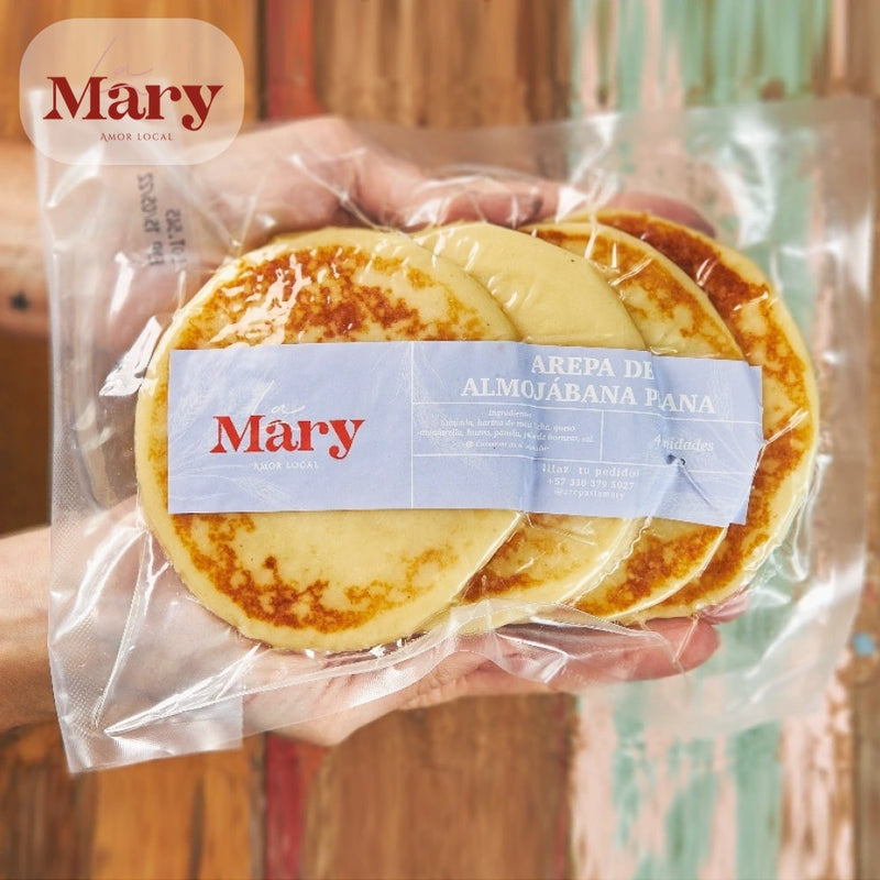 Arepa de Almojábana Tipo Tela x 4 und-Cereales y Granos-La Mary-Eatsy Market
