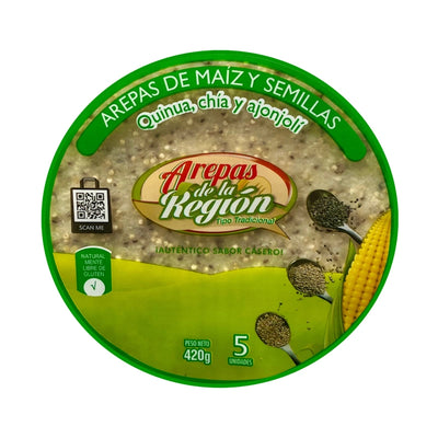Arepa Tela de Semillas x 5 und-Cereales y Granos-Arepas de la Región-Eatsy Market