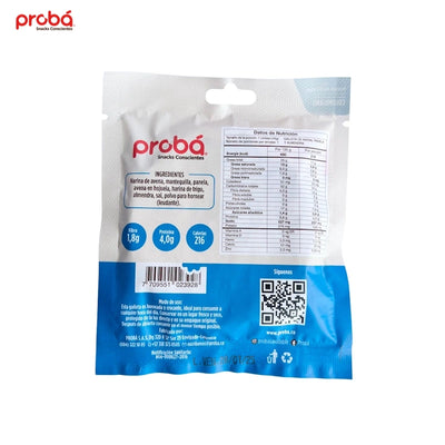 Galleta de Avena, Panela y Almendra x 3 pack de 45 gr-Pasabocas y Snacks-Proba-Eatsy Market
