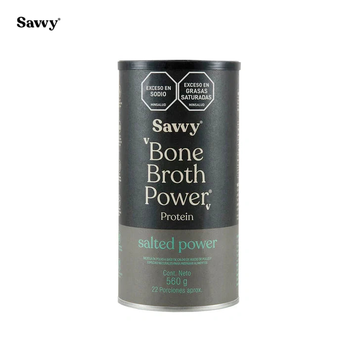 Proteína Bone Broth Salted Power-Proteínas-Savvy-x 560 gr-Eatsy Market