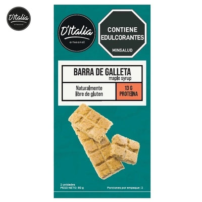 Barra de Galleta de Proteína sin Gluten x 60 gr-Despensa-Ditalia-Eatsy Market