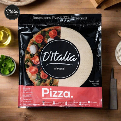 Base de Pizza con Almendra (26 cm) x 5 und-Despensa-Ditalia-Eatsy Market