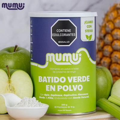 Batido Verde en Polvo x 500 gr (33 porc)-Bebidas-Mumu-Eatsy Market