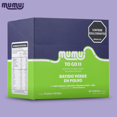 Batido Verde en Polvo To-Go x 450 gr (30 porc)-Bebidas-Mumu-Eatsy Market