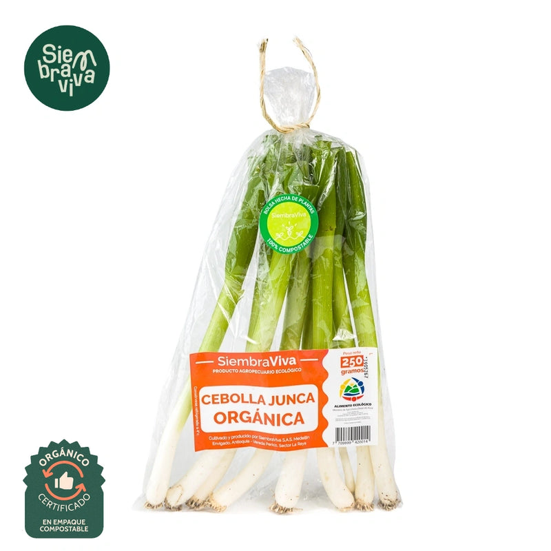 Cebolla Junca Organica SiembraViva x 250 gr-Vegetales-SiembraViva-Eatsy Market