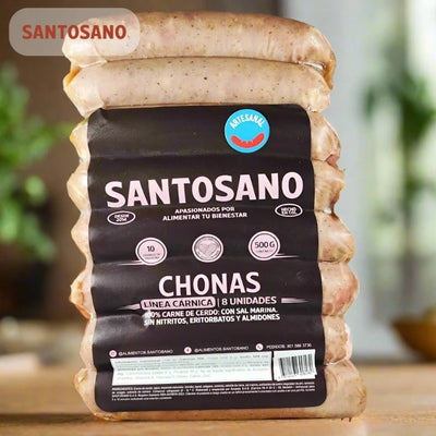 Chonas Artesanales x 8 und (500 gr)-Proteínas-Santosano-Eatsy Market