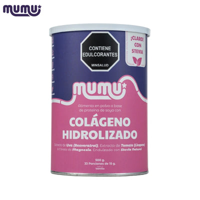 Colageno Hidrolizado Vainilla x 500 gr (33 porc)-Bebidas-Mumu-Eatsy Market