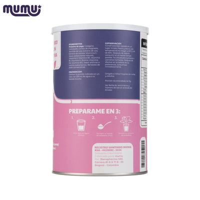 Colageno Hidrolizado Vainilla x 500 gr (33 porc)-Bebidas-Mumu-Eatsy Market