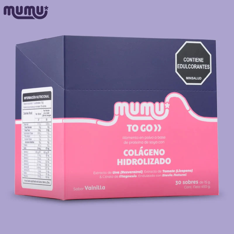 Colageno Hidrolizado Vainilla To-Go x 450 gr (30 porc)-Bebidas-Mumu-Eatsy Market