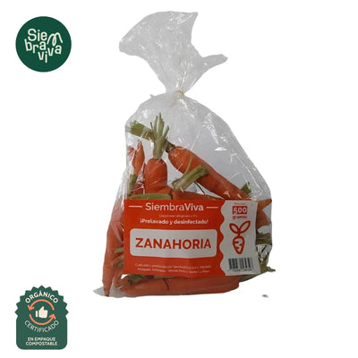 Zanahoria Organica SiembraViva x 500 gr-Vegetales-SiembraViva-Eatsy Market