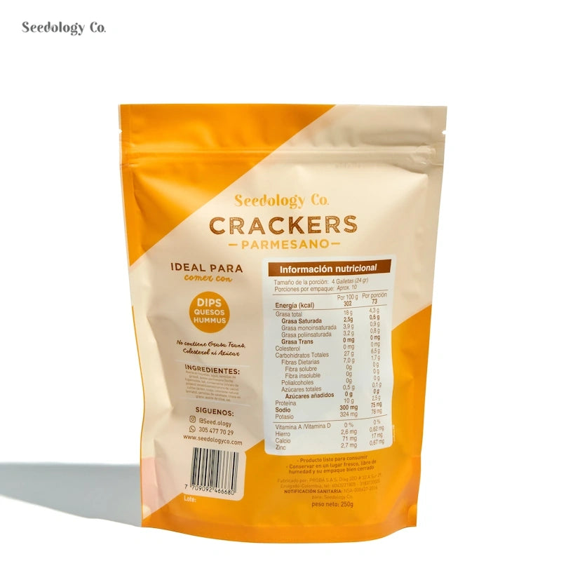 Crackers de Parmessano-Despensa-Seedology-x 125 gr-Eatsy Market