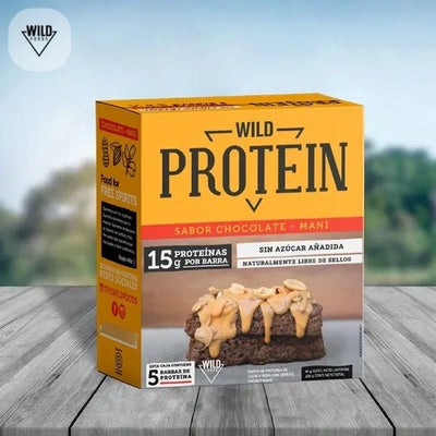 Barras Wild de Proteina Chocolate Mani x 5 und de 45 gr-Despensa-Wild-Eatsy Market