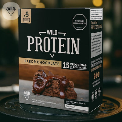 Barras Wild de Proteina Chocolate x 5 und de 45 gr-Despensa-Wild-Eatsy Market