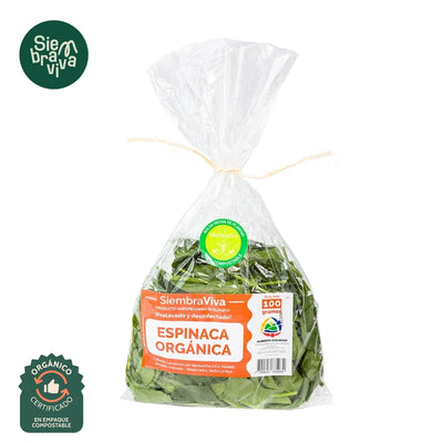 Espinaca Baby Organica SiembraViva x 100 gr-Vegetales-SiembraViva-Eatsy Market