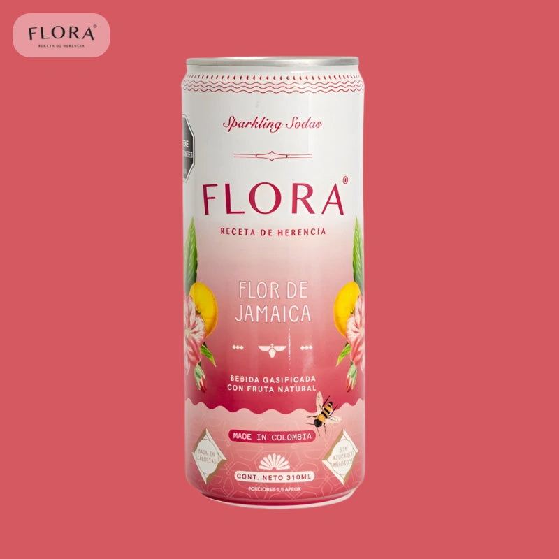 Soda de Flor de Jamaica x 310 ml-Bebidas-Flora-Eatsy Market