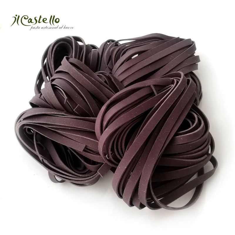 Fettuccine Tinta de Calamar x 6 porc (500 gr)-Despensa-Il Castello-Eatsy Market