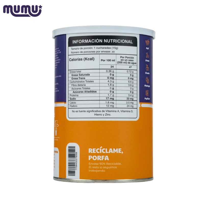 Fibra Prebiotica x 450 gr (30 porc)-Bebidas-Mumu-Eatsy Market