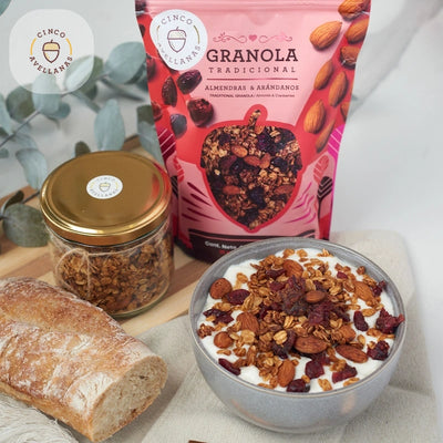 Granola Tradicional de Arandanos y Almendra x 450 gr (15 porc)-Despensa-Cinco Avellanas-Eatsy Market