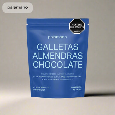 Galletas de Almendra Chocochips x 70 gr-Pasabocas y Snacks-Palamano-Eatsy Market
