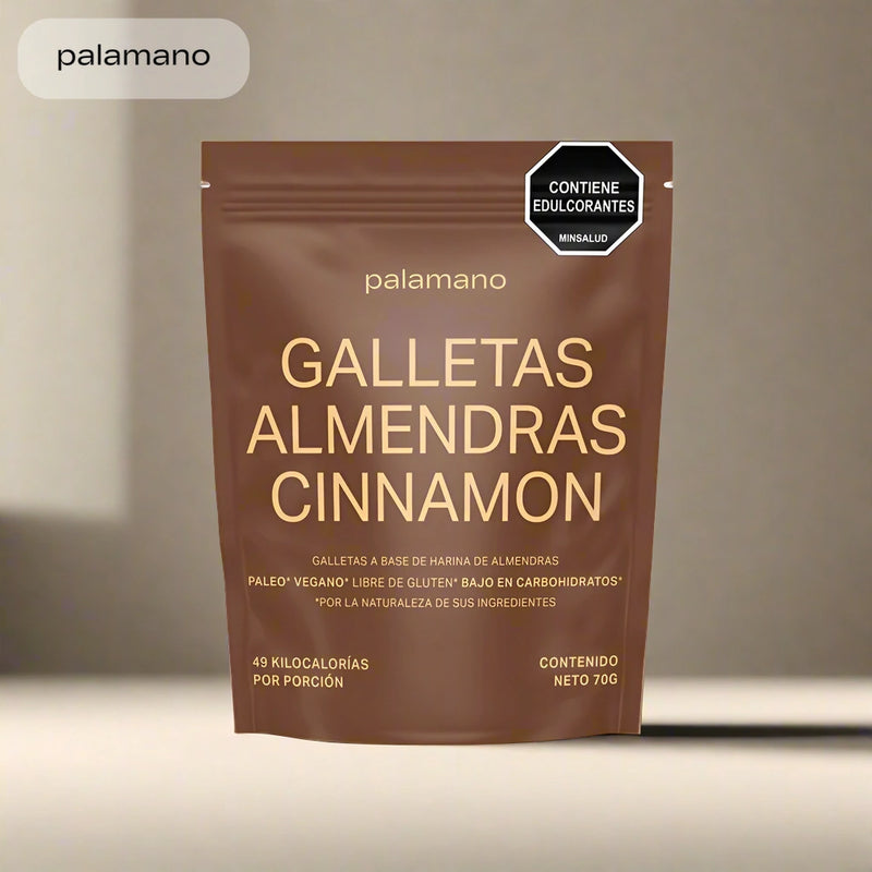 Galletas de Almendra Cinnamon x 70 gr-Pasabocas y Snacks-Palamano-Eatsy Market