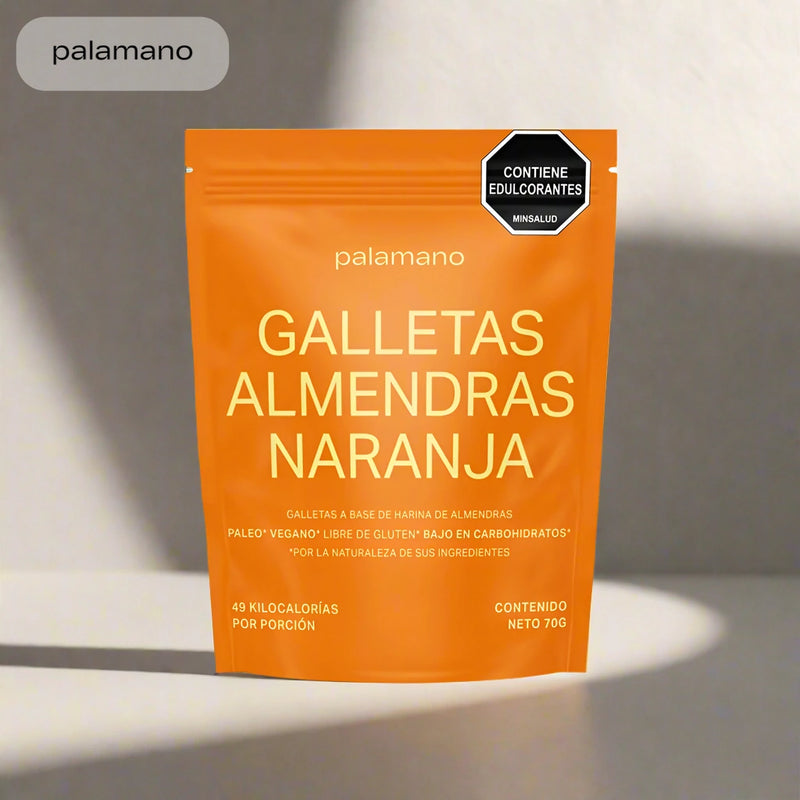 Galletas de Almendra Naranja x 70 gr-Pasabocas y Snacks-Palamano-Eatsy Market