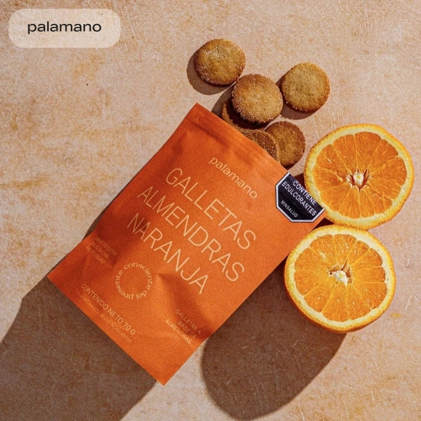 Galletas de Almendra Naranja x 70 gr-Pasabocas y Snacks-Palamano-Eatsy Market