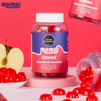 Gomitas Sandia de Vinagre de Manzana x 240 gr (30 porc)-Pasabocas y Snacks-Mumu-Eatsy Market