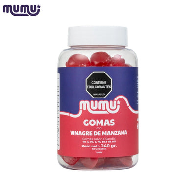 Gomitas Sandia de Vinagre de Manzana x 240 gr (30 porc)-Pasabocas y Snacks-Mumu-Eatsy Market