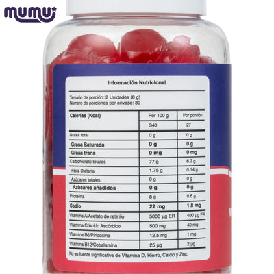 Gomitas Sandia de Vinagre de Manzana x 240 gr (30 porc)-Pasabocas y Snacks-Mumu-Eatsy Market