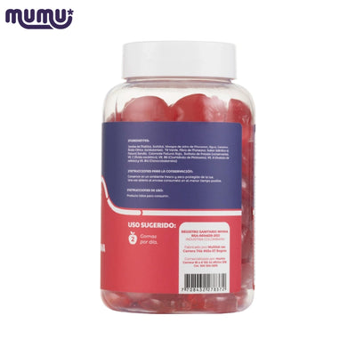 Gomitas Sandia de Vinagre de Manzana x 240 gr (30 porc)-Pasabocas y Snacks-Mumu-Eatsy Market
