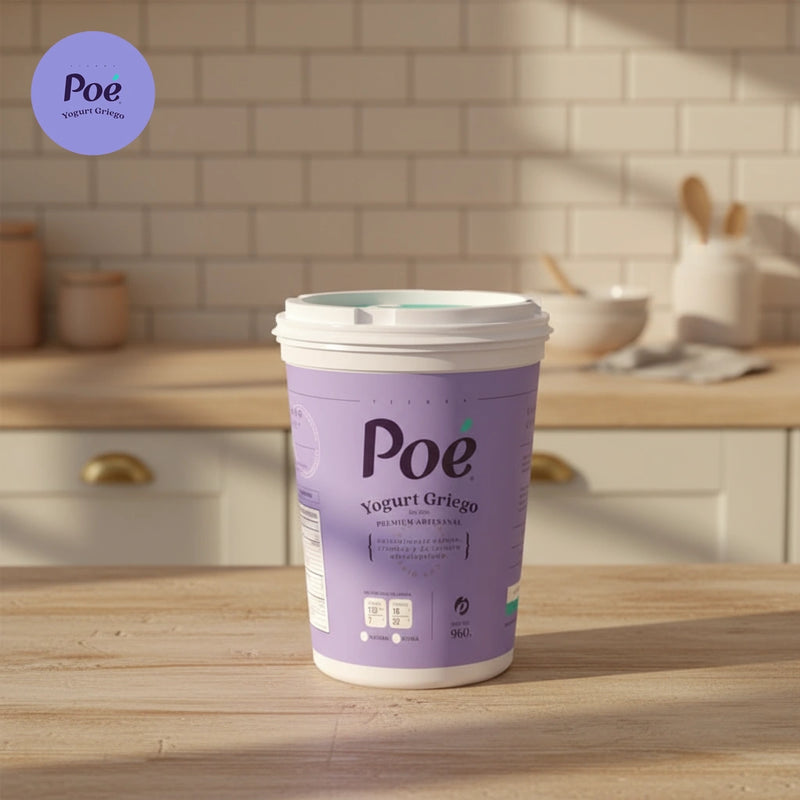 Yogurt Griego Poe x 960 gr-Bebidas-Poe-Natural-Eatsy Market