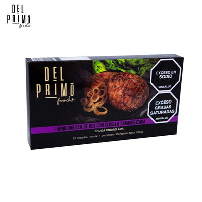 Carne de Hamburguesa de Cebolla Caramelizada x 2 und-Proteínas-Del Primo-Eatsy Market