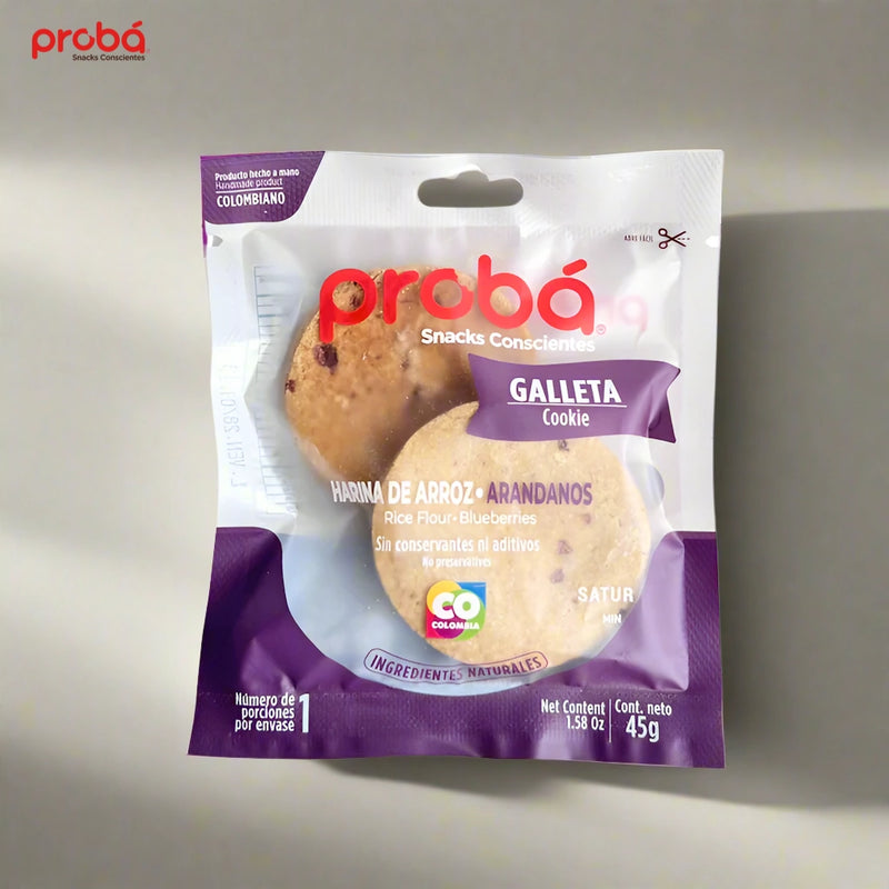 Galleta de Arroz y Arandanos x 3 pack de 45 gr-Pasabocas y Snacks-Proba-Eatsy Market
