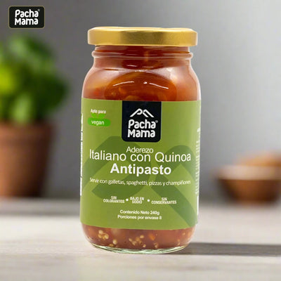 Antipasto Italiano con Quinoa x 240 gr-Despensa-Pacha Mama-Eatsy Market