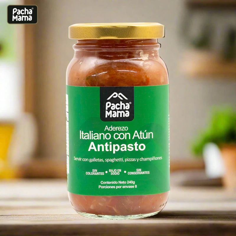 Antipasto Italiano con Atún x 240 gr-Despensa-Pacha Mama-Eatsy Market