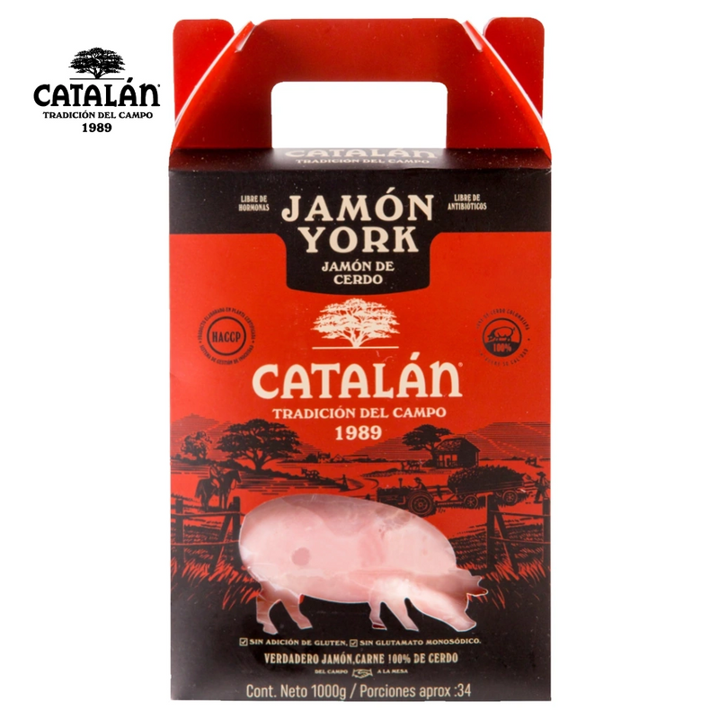 Jamón York-Proteínas-Catalán-34 porc (1000 gr)-Eatsy Market