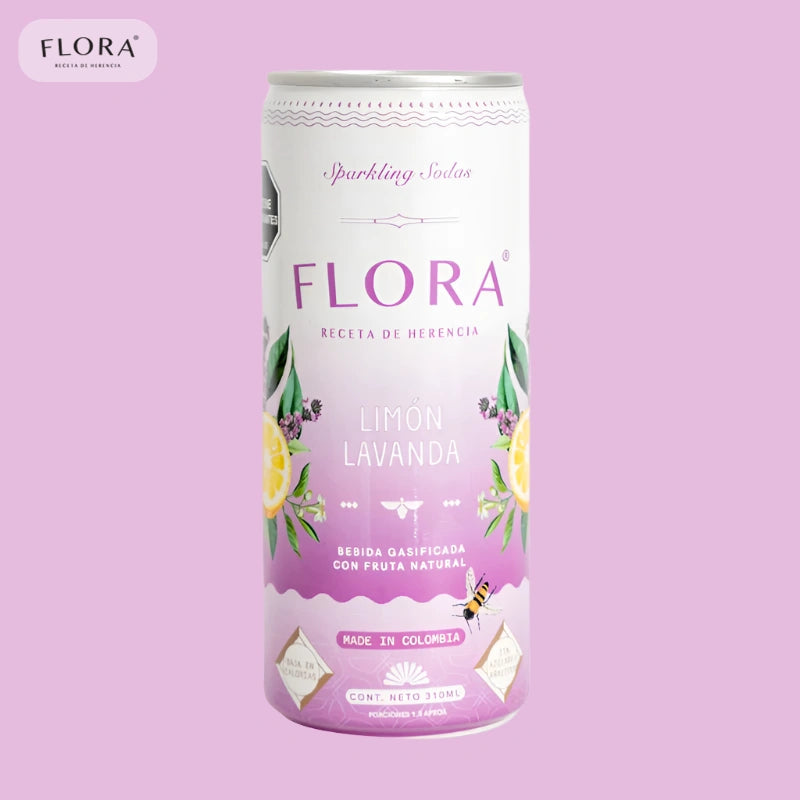 Soda Lavanda Limon x 310 ml-Bebidas-Flora-Eatsy Market