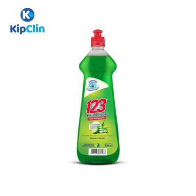 Lavaloza 123 Limón-Limpieza & Desinfección-KipClin-x 500 ml-Eatsy Market