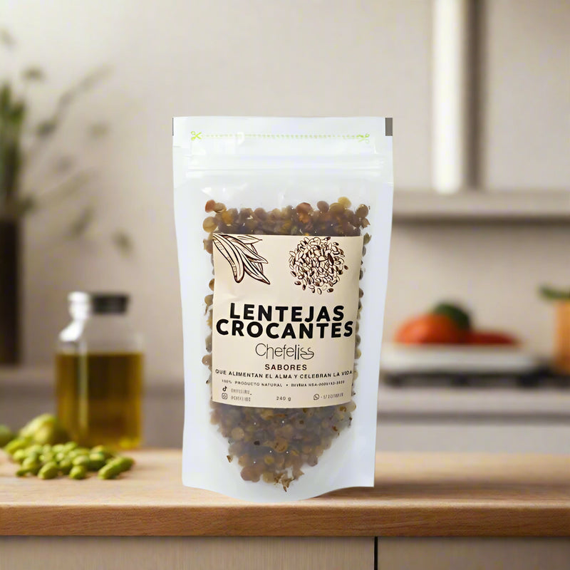 Lentejas Crocantes x 80 gr-Pasabocas y Snacks-Chefeliss-Eatsy Market