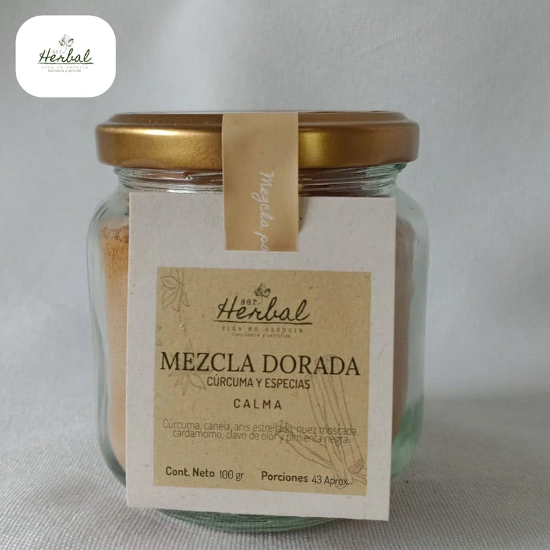 Mezcla Dorada (Golden Milk)-Despensa-Ser Herbal-x 45 gr (20 porc)-Eatsy Market
