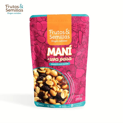 Mix de Maní con Uva Pasa-Despensa-Frutos & Semillas-x 125 gr-Eatsy Market
